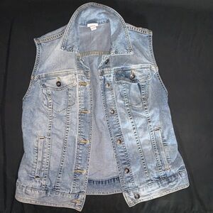 Merona Light Blue Denim Vest